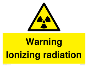 Warning Ionizing radiation